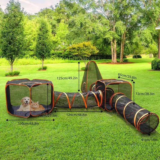 Pet Cat and Dog Tunnel Tent