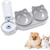 3-In-1 Cat Food And Water Bowl Set