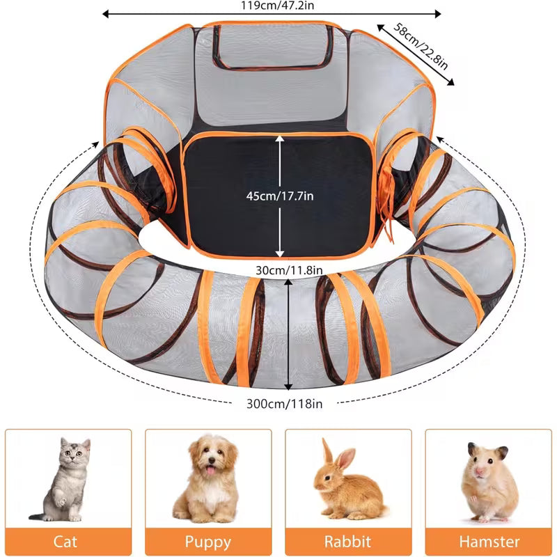 Foldable Cat Playpen