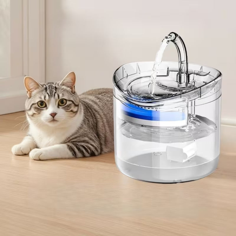 Capacity Pet Fountain with Cat-Shaped Spout