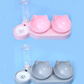 3-In-1 Cat Food And Water Bowl Set
