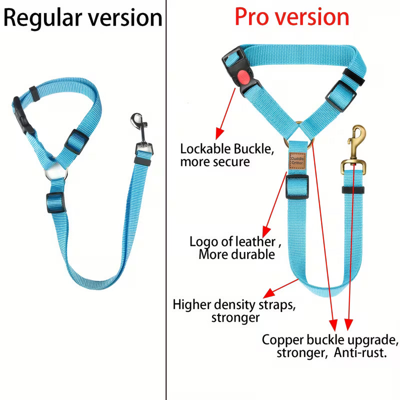 Retractable Pet Car Seat Belt for Dogs & Cats