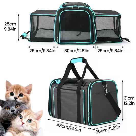 Soft Sided Portable Cat Carrier