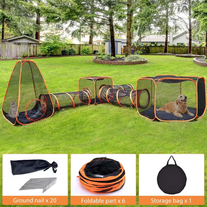 Pet Cat and Dog Tunnel Tent