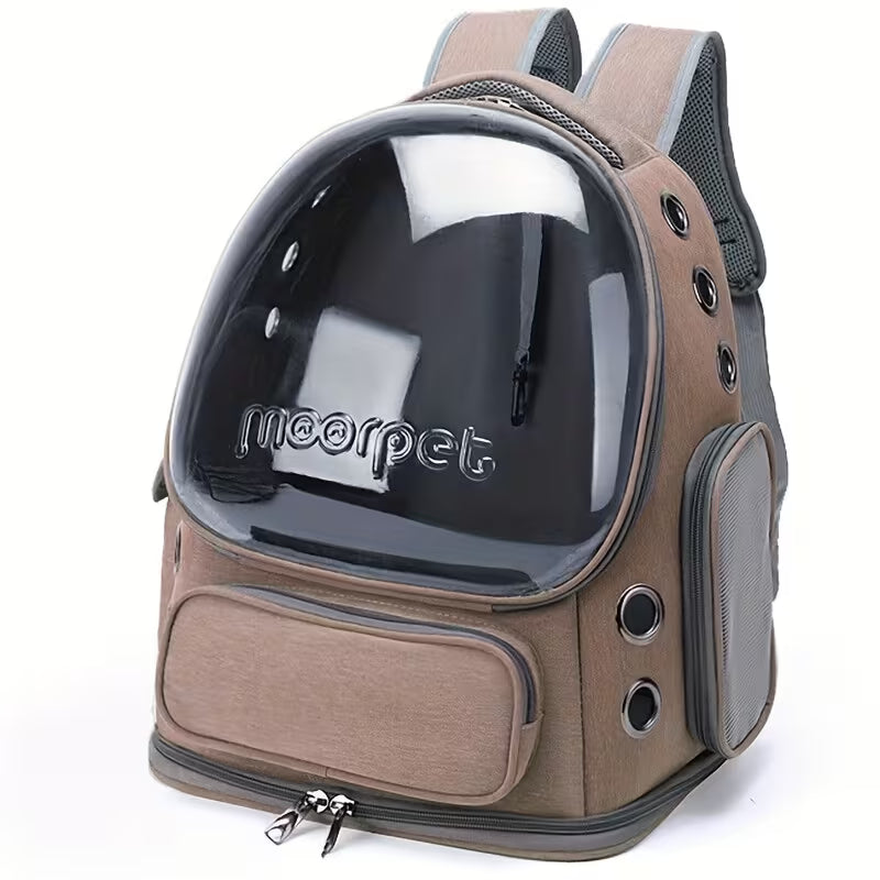 Space Capsule Pet Backpack Carrier for Cats and Small Dogs