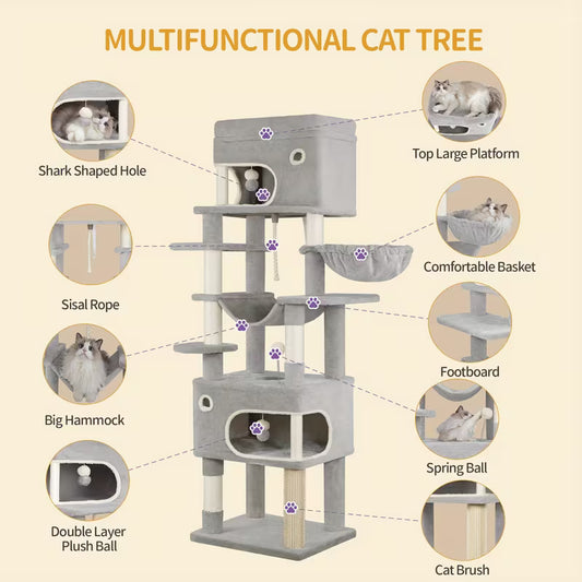 Cat Scratching Post With Large Platform