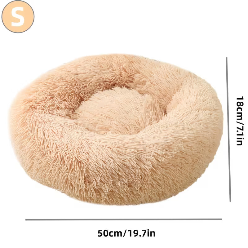 Plush Donut Pet Bed