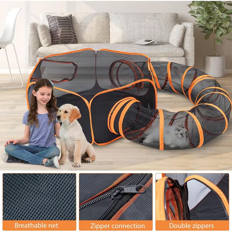 Foldable Cat Playpen